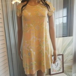 LuLa Roe Summer Floral Shift Dress